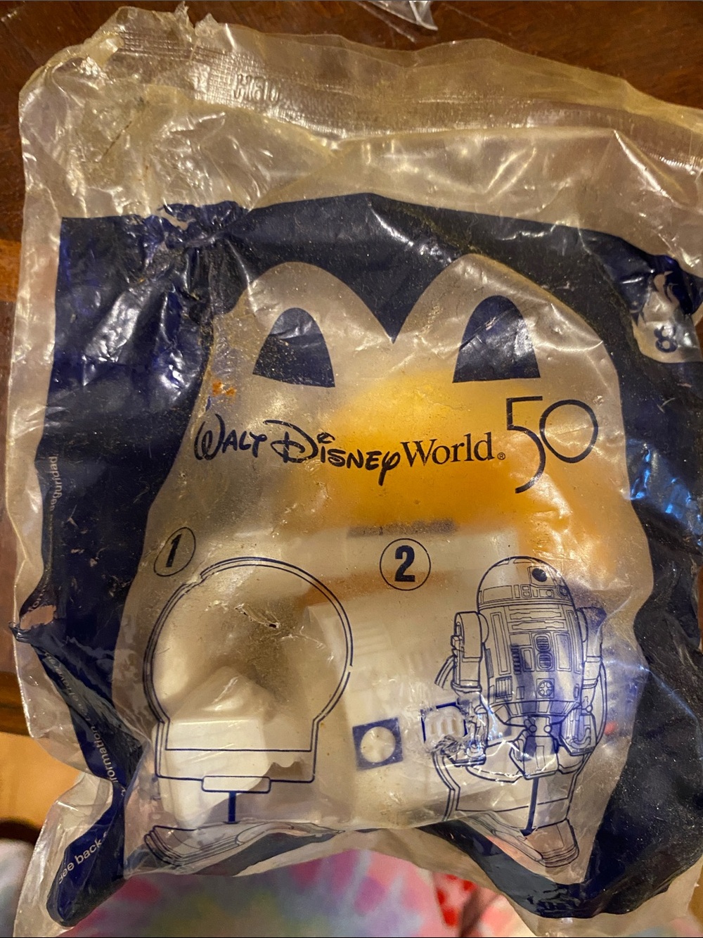 Star Wars Yellow & Blue McDonald’s Promo Toy in Sealed Bag